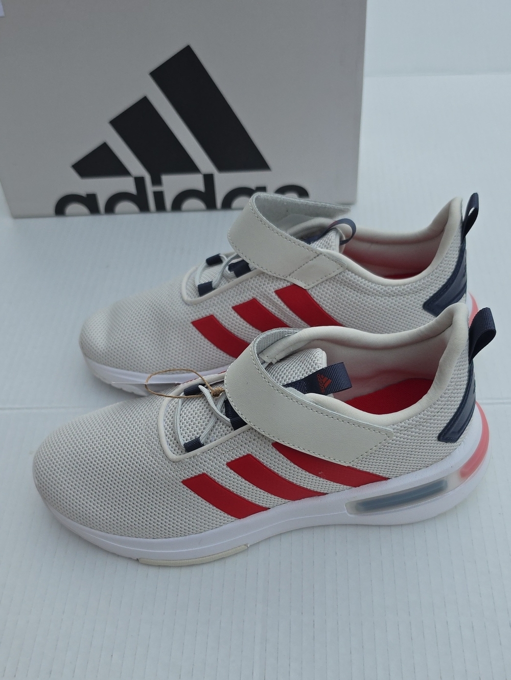 Adidas Racer Tr23, Running Sneakers Unisex Red, White, Boy Youth/men 7